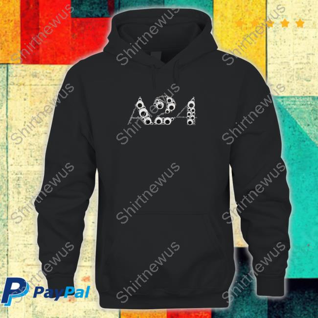 Everything Everywhere All At Once Merch Black Googly Eye Puff Logo Sweatshirt A24films