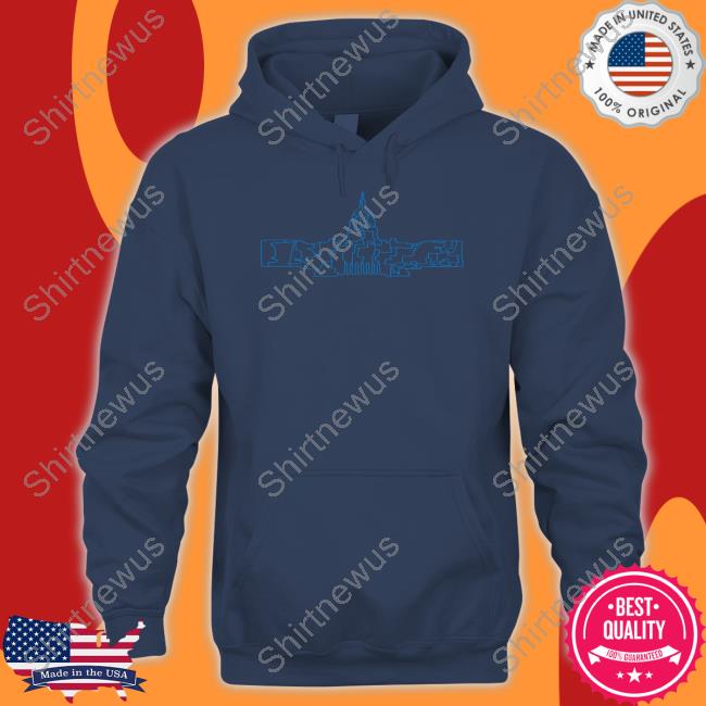 Gerrymandered Capitol Building Drawing Tee Navy