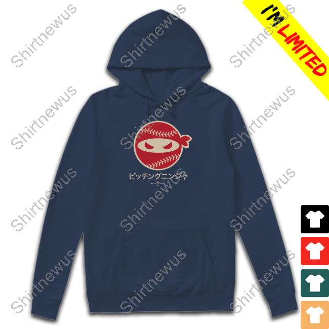 RotoWear Store Japan Pitching Ninja Nippon Tee Shirt Jon B Wolfsthal