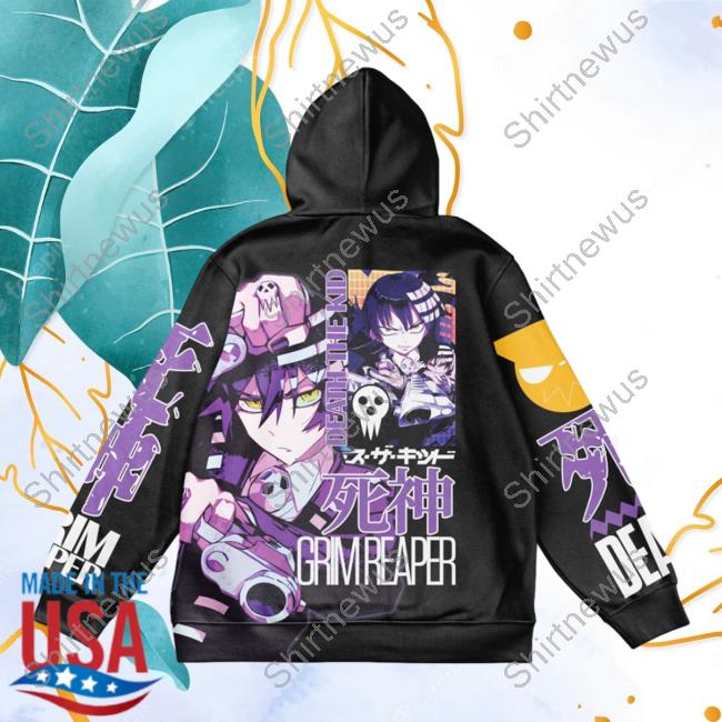 Official Anime Ape Clothing Death The Kid Soul Eater Streetwear Crewneck Sweatshirt Animeape