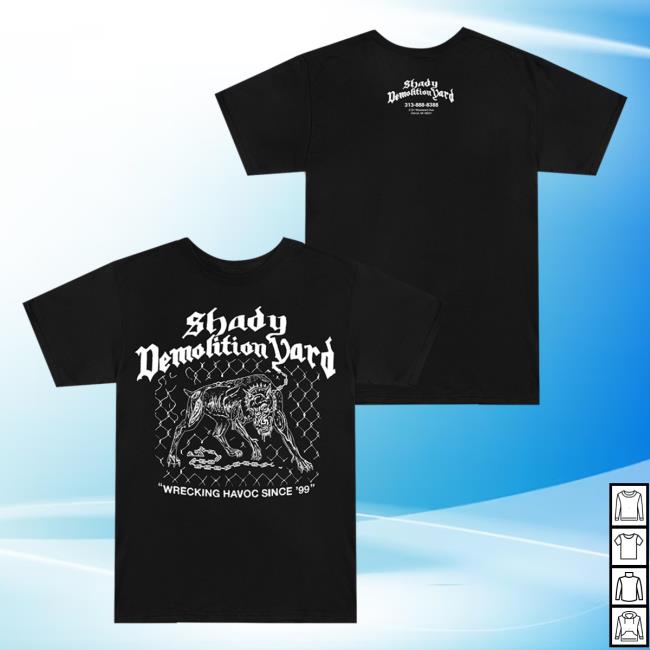 Shady Demolition Junkyard Dog T Shirt