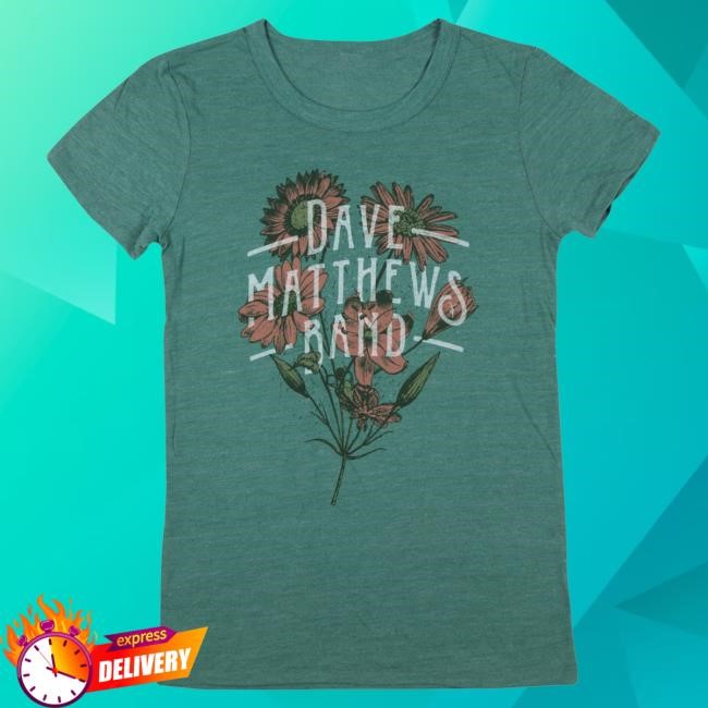 Official Dave Matthews Band Merch Store DMB Ladies Green Attractive Shirt