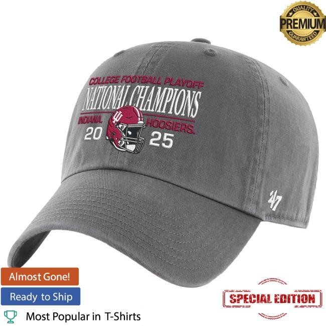 Indiana Hoosiers NCAA Football 2025 Champions 47 Brand Clean Up