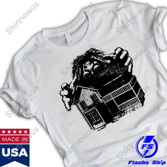 Teenage Disaster Merch Haunted House Crewneck Sweatshirt
