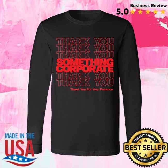 Andrew McMahon Something Corporate Thank You For Your Patience Tee