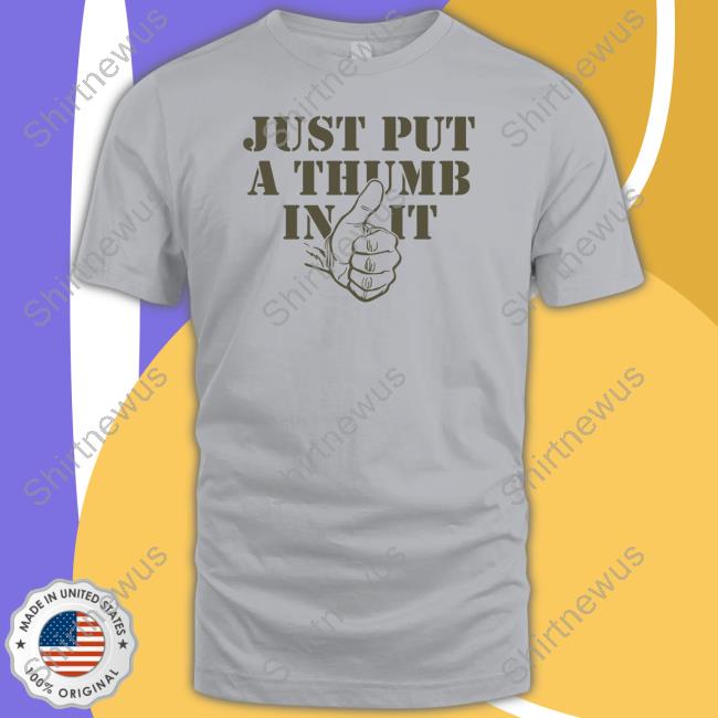 Kentucky Ballistics Merch Just Put A Thumb In It Crewneck Sweatshirt Bunkerbranding