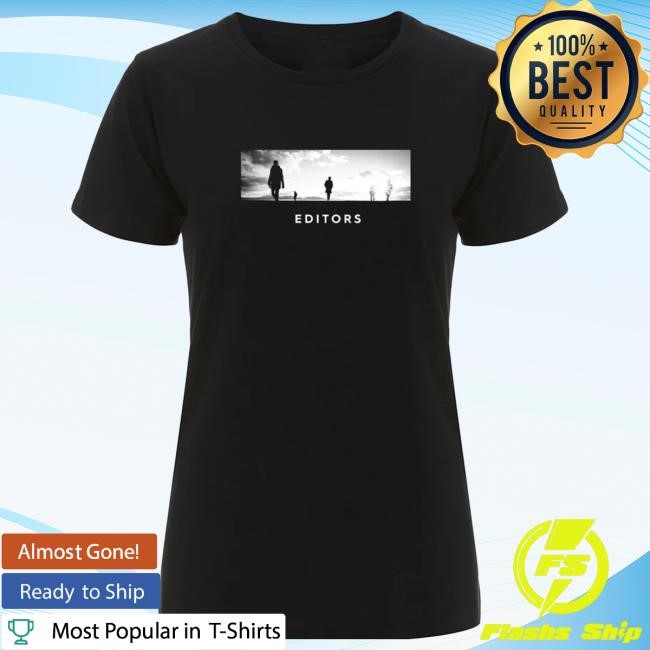 Silhouette Tour Black New Tee Editors Band