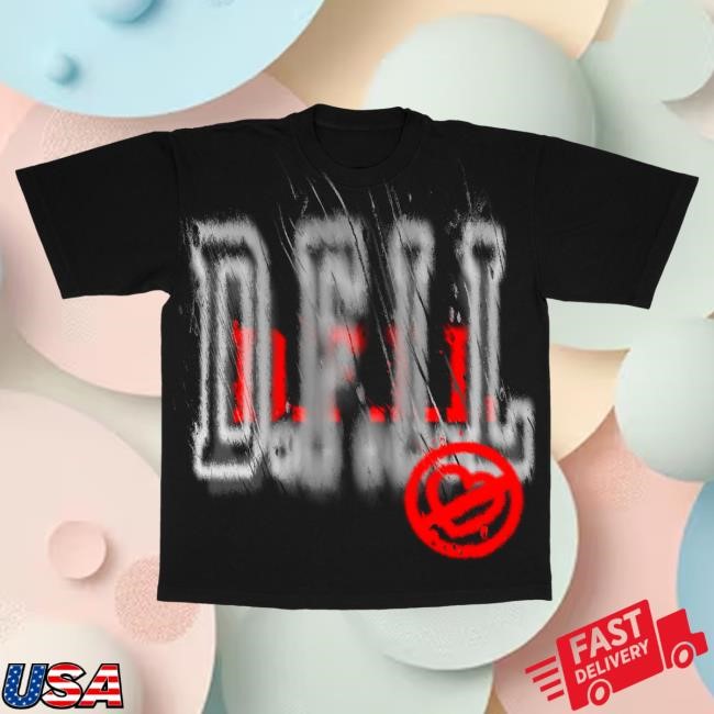 Official Fuerza Regida Merch Store DFIL - BLACK Attractive Hoodie Dont Fall In Love Merch
