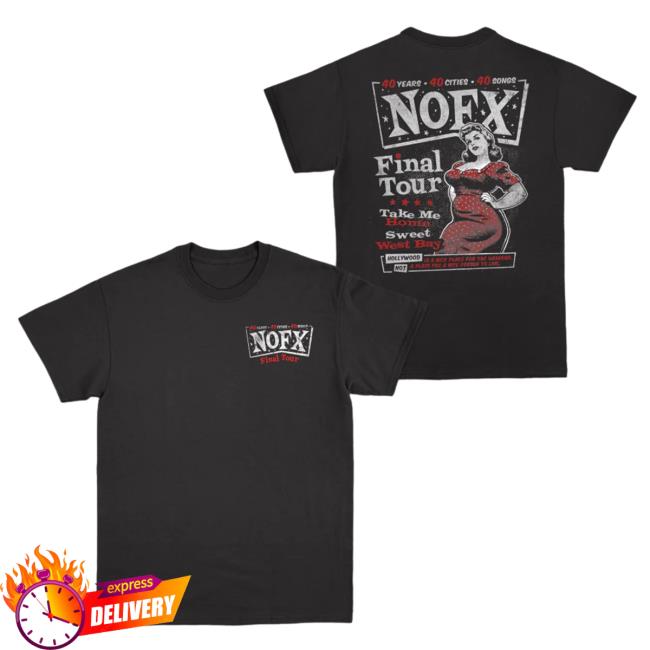 Official Nofx Merch Stinkys Sweatshirt