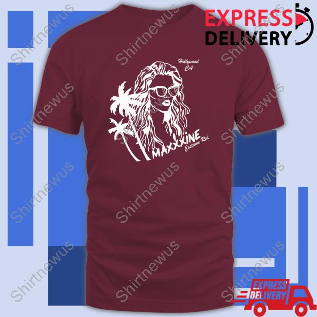 Official Hollywood Ca Maxxxine Costume Red Sweatshirt