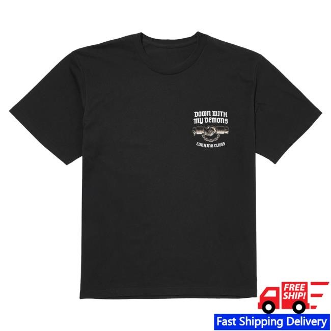 Official Lurking Class Merch Store Lurking Class Demons x Stikker Tee - Black LurkingClass