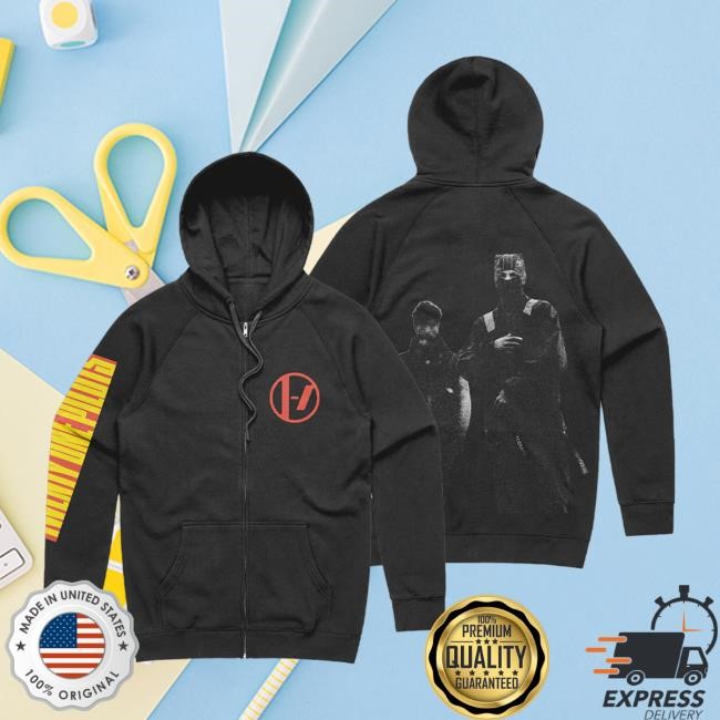 Clancy Blocksleeve Zip Up Hooded Sweatshirt Twenty One Pilots