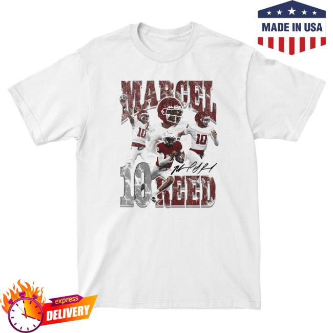 Official Nil Store Merch Shop Marcel Reed Graphic White Crew Neck