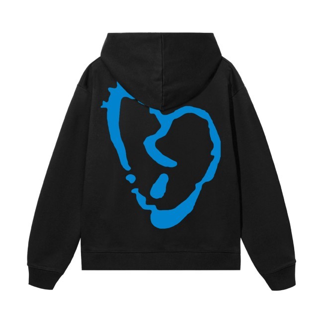 Revenge X Lightning Heartbreak Pullover Hoodie Black/Blue Revenge Merch Shop