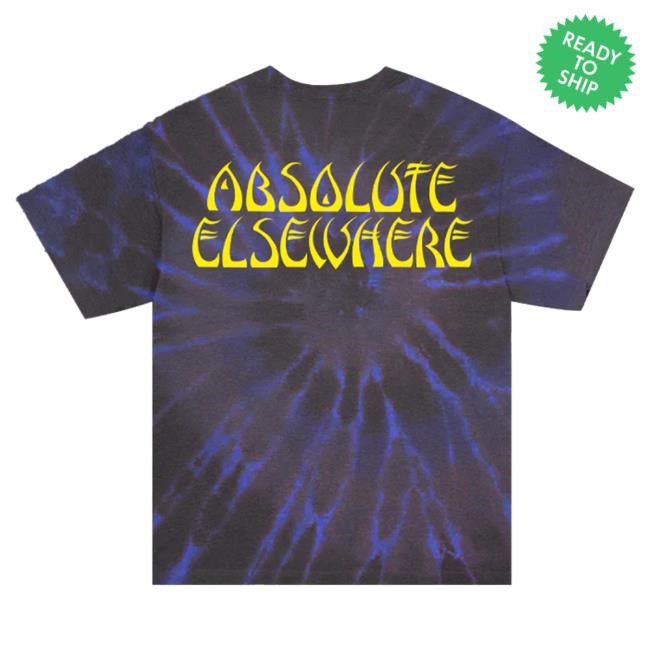 Official Blood Incantation Merch Absolute Elsewhere Logo Shirt 2024 (Stargate Dye)