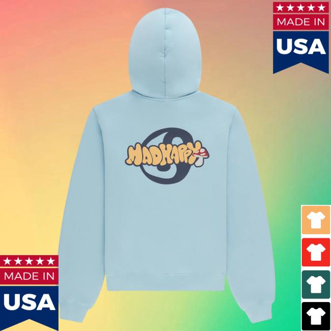 Official Madhappy Clothing Merch Store Our Summer '23 Synergy Capsule Sweatshirts Cerulean Mad Happy Shop
