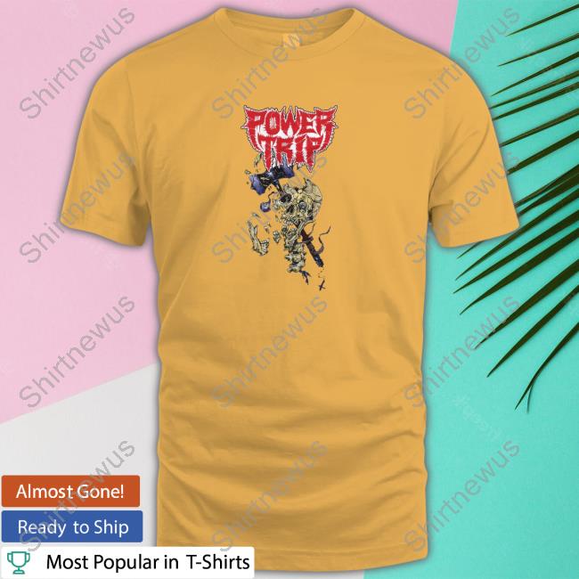 Power Trip "Hammer Skull" Long Sleeve Tee Shirt Official Power Trip "Hammer Skull" Shirt