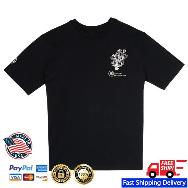 28Clothing Black Flower Programme New Shirt