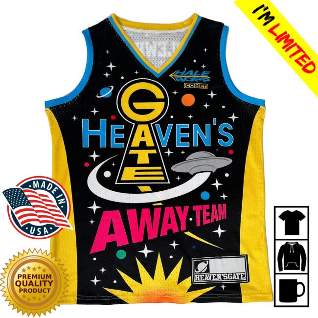 Shirt That Go Hard Merch The Heaven's Gate Away Team Basketball Jersey Tank