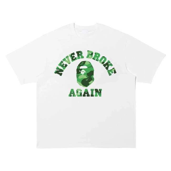 YoungBoy Never Broke Again Bape Sta Tee White Complex