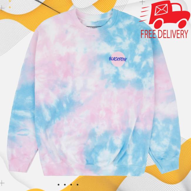 Official Blackpink Ice Cream Tie Dye Pullover Sweatshirt
