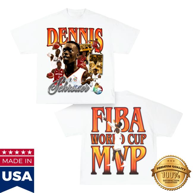 Official Game Changer Dennis Schroder Fiba Basketball World Cup Mvp - Germany Tee White GameChanger