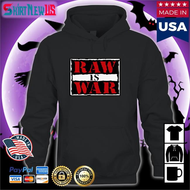 Raw Is War Black Tee Shirts 90sWWE