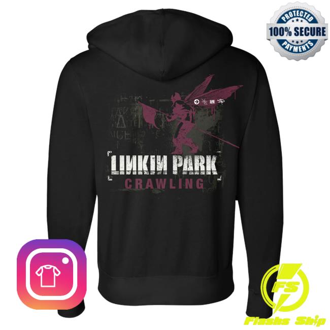 Official Linkin Park Merch Store Linkin Park Lp Crawling Side Street Soldier Zip Crewneck Sweatshirt Linkin Park Apparel Clothing Shop LinkinPark