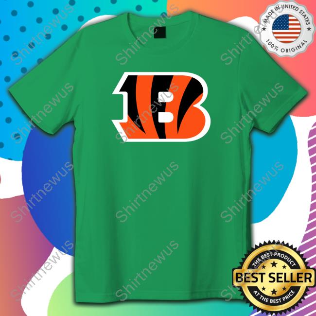 Official Cincinnati Bengals Primary Colour Logo T-Shirt