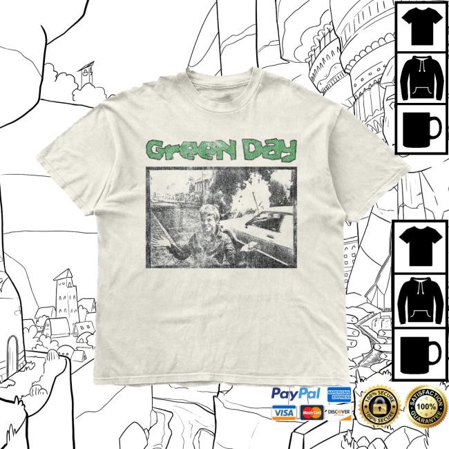 Green Day Merch Saviors Throwback Tour New Tee – Green Day Band Store