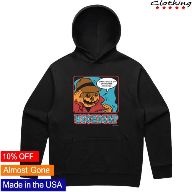 Pumpkin Guy Hooded Sweatshirt – Black Neck Deep Merch Store Official