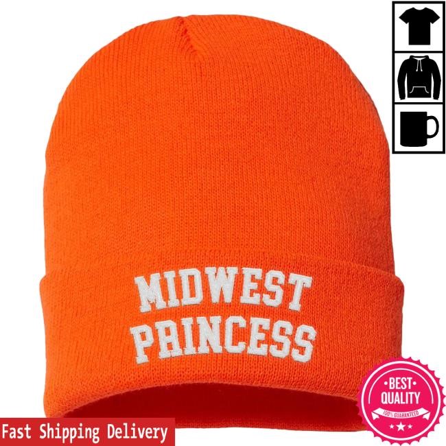 Official Chappell Roan Merch Store Shop Midwest Princess Orange Beanie ChappellRoan