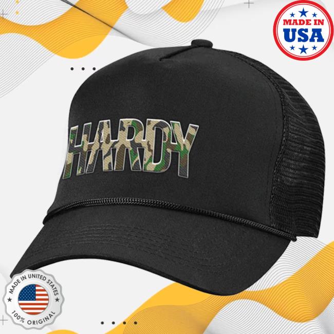 Official Hardy Merch Store Camo Logo Trucker Hat Hardy Apparel Clothing Shop
