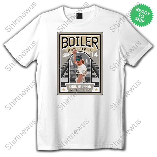 The Purdue Nil Store Boiler Baseball Khal Stephen Pitcher Shirts
