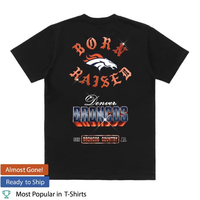 Born X Raised + Broncos Chrome Rocker Short Sleeve Shirt