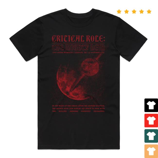 CriticalRole Mighty Nein Echoes Of The Solstice Shirts