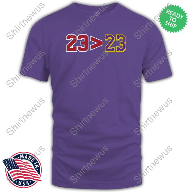 Official Barstool Sports Store Greater Than 23>23 Tee Shirt Barstool Chicago