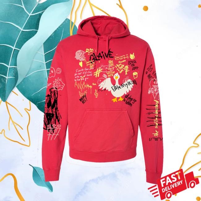 Glaive Red Sketch Sweartshirt – Glaive Shop Merch Glaivemusic