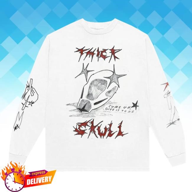 Paramore Thick Skull Zine LS Shirt Paramore Merch Store