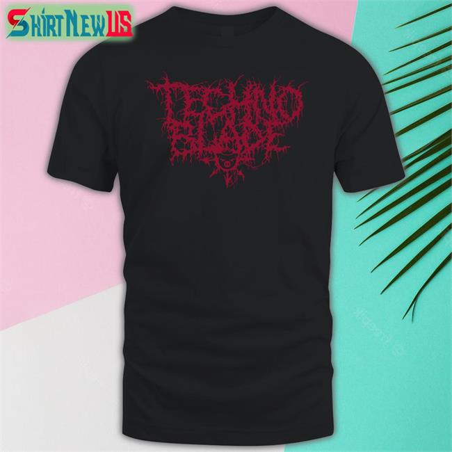 Technoblade Merchandise Technoblade Metal Font T Shirt Black