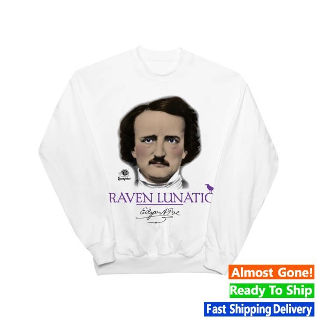 Official Online Ceramics Raven Lunatic White Crewneck Sweatshirt