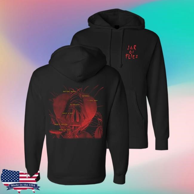 Jar Of Flies Tracklist Pullover Hoodie Alice In Chains