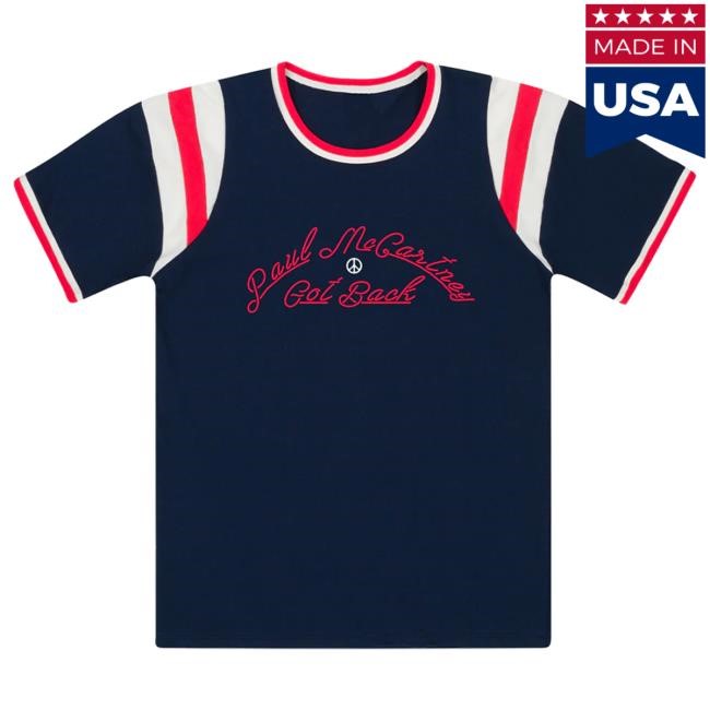 Official Paul Mccartney Got Back Chainstitch Ringer Shirt