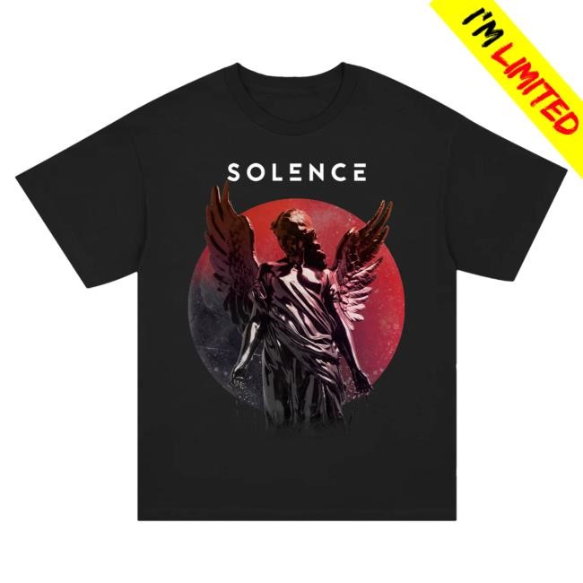 Official Solence Merch Store Solence Angels Calling Tshirt (Black)