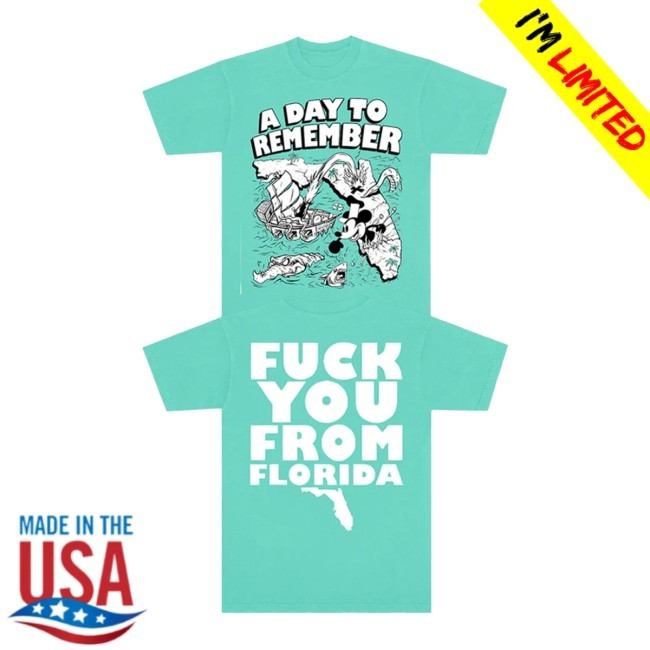 ADTR Merch FU From FL 2.0 T Shirt A Day To Remember