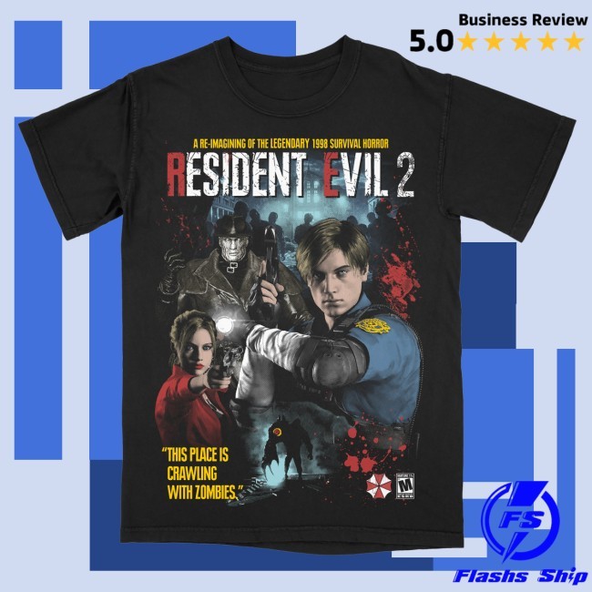 Resident Evil 2 • First Day (2019 Remake Design) Tee Shirt – Graveyard Goods