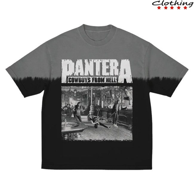 Cowboys From Hell Dip Dye Tee Pantera