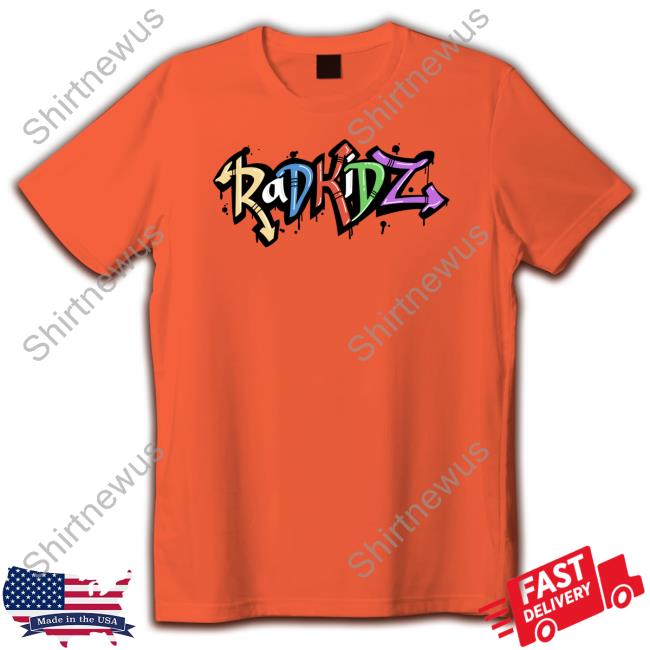 Neon Orange Radkidz Shirt Radffitti