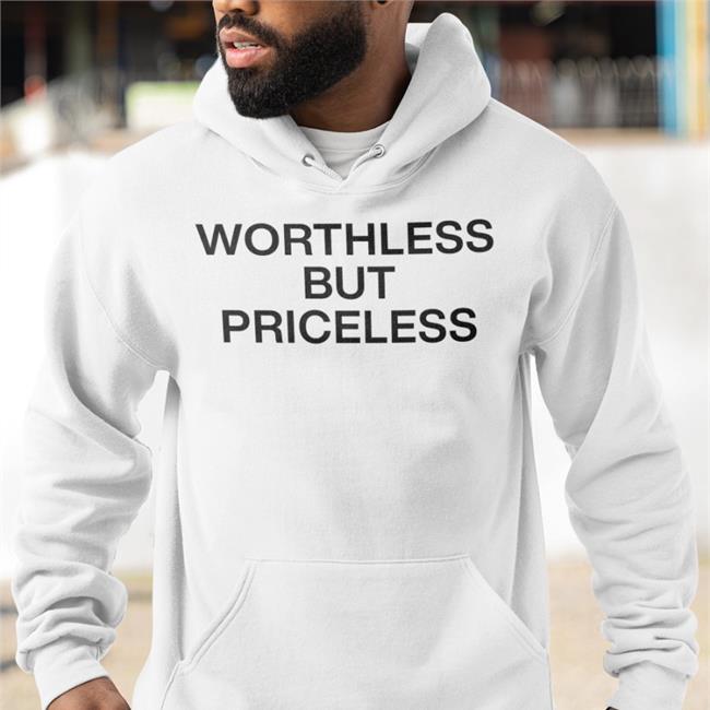 One Piece Netflix Fan White Worthless But Priceless Shirt