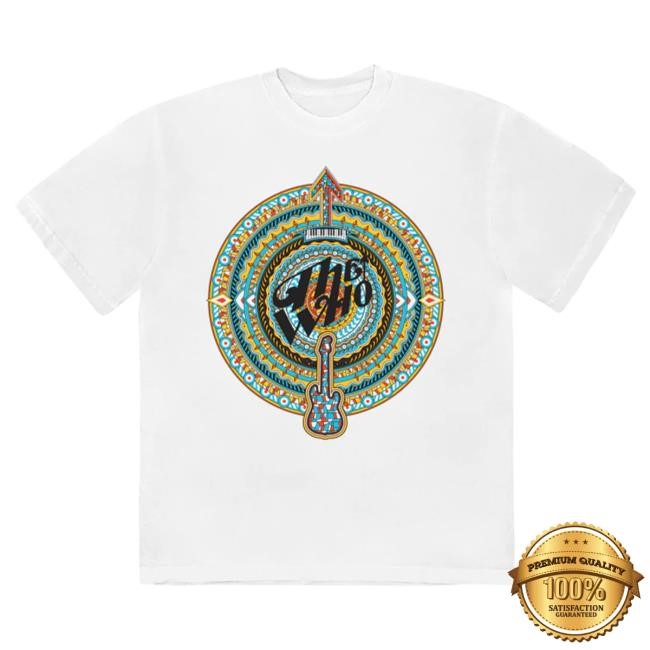 Official The Who Merch The Song is Over Guitar Arrow Dateback T Shirt The Who Rock Band
